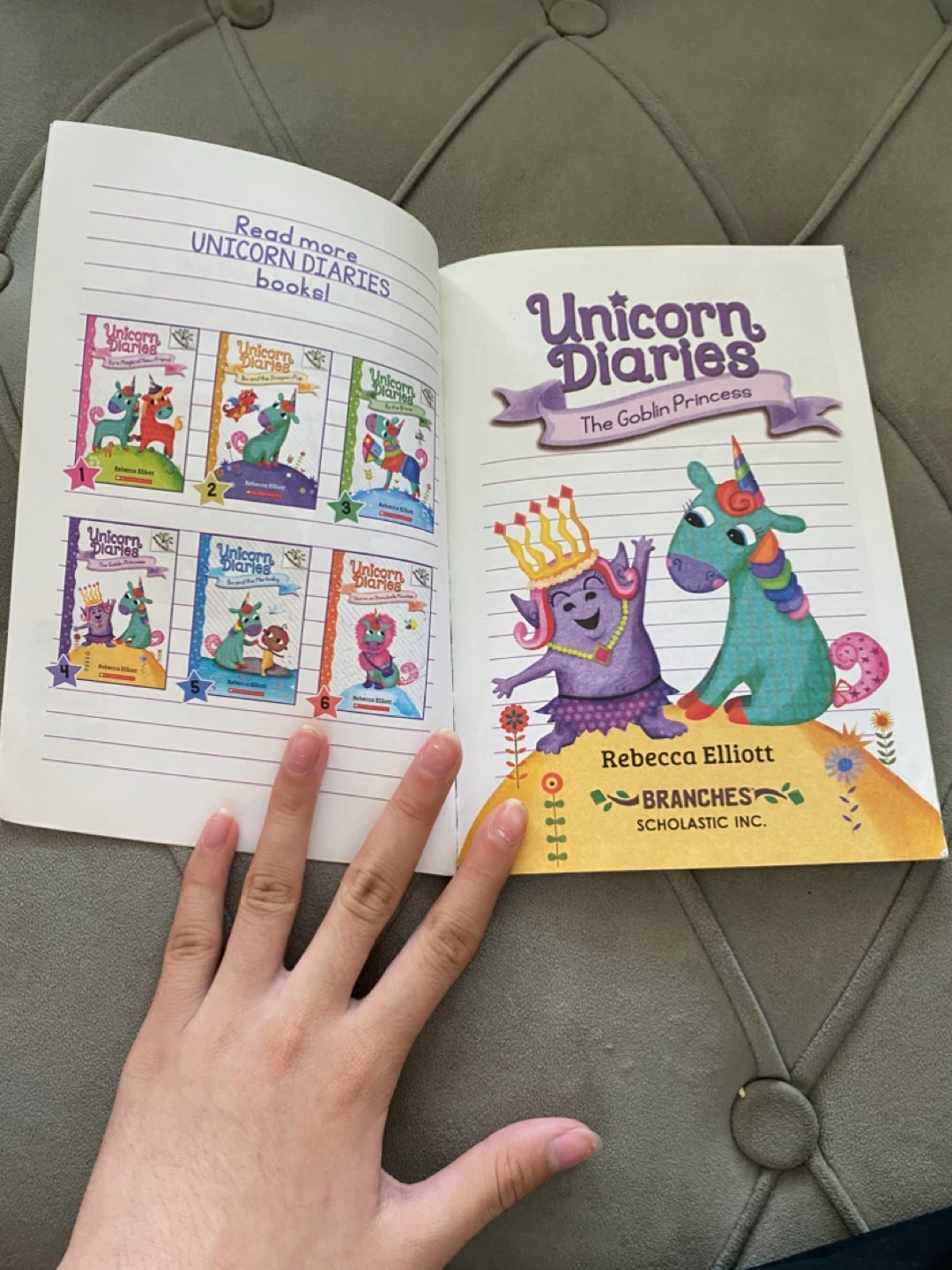Unicorn Diaries: The Goblin Princess Book by Rebecca Elliott - photo 4