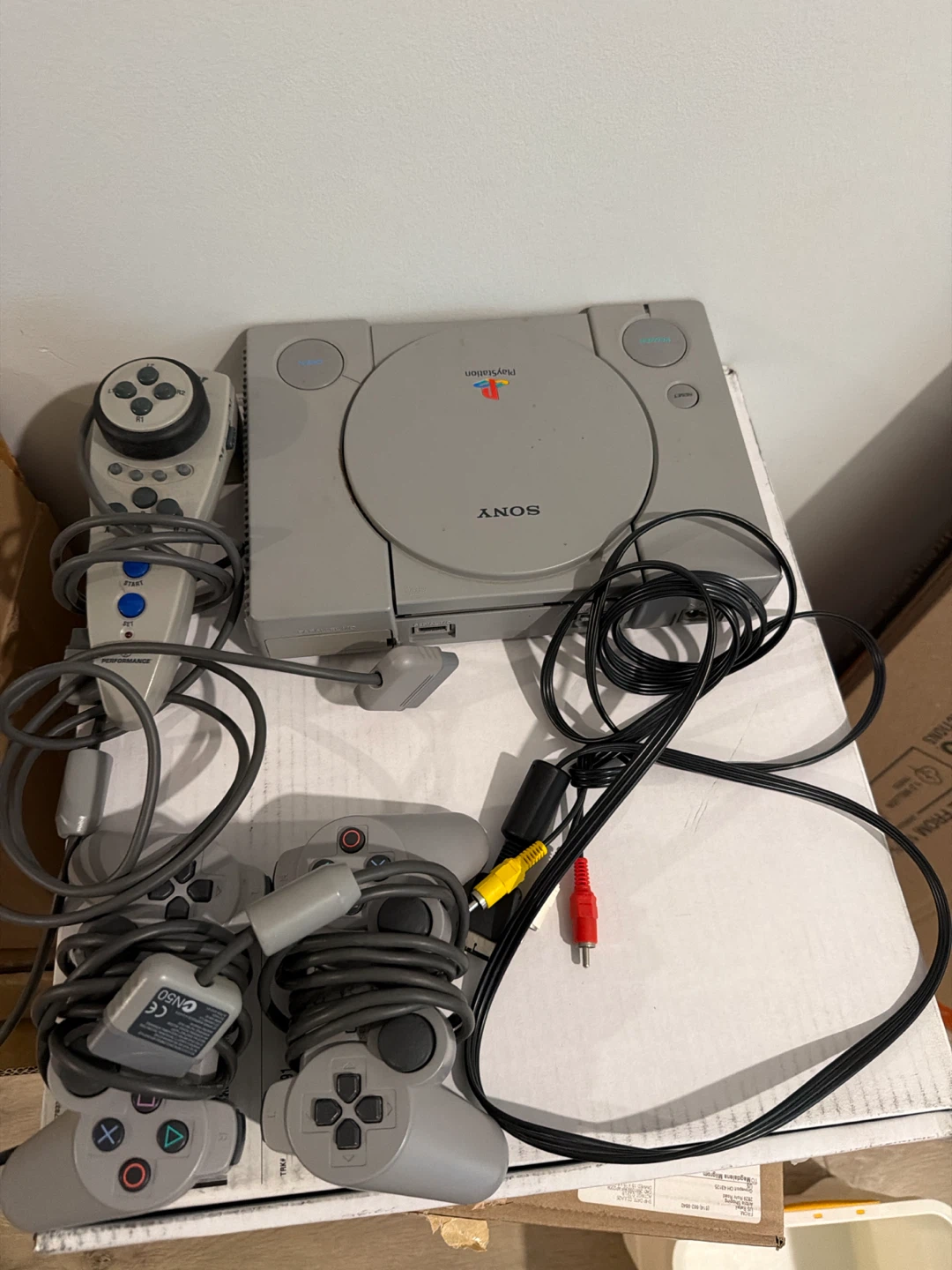 Sony PlayStation 1 Console with Controllers