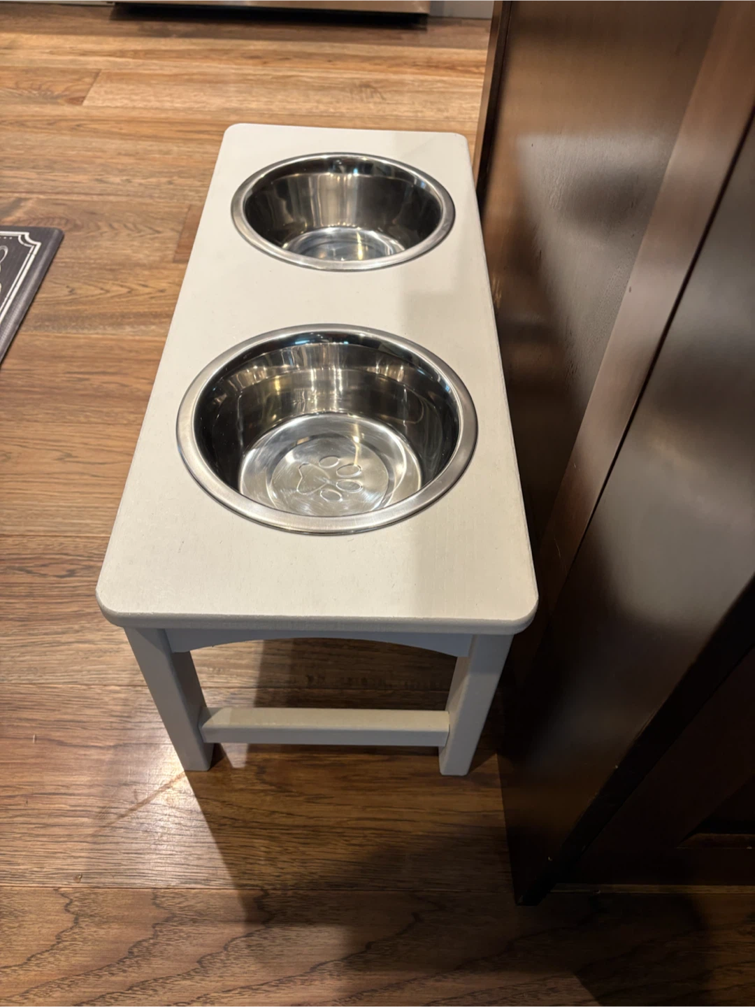 Elevated Dog Bowl Stand with Stainless Steel Bowls - photo 3