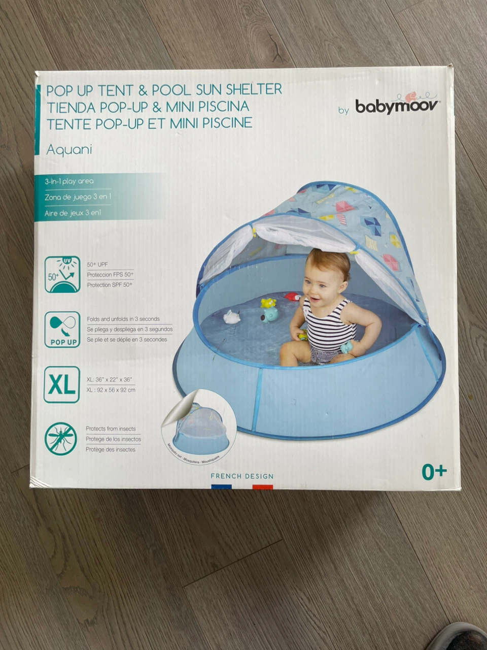 Babymoov Aquani Pop Up Tent & Pool Sun Shelter