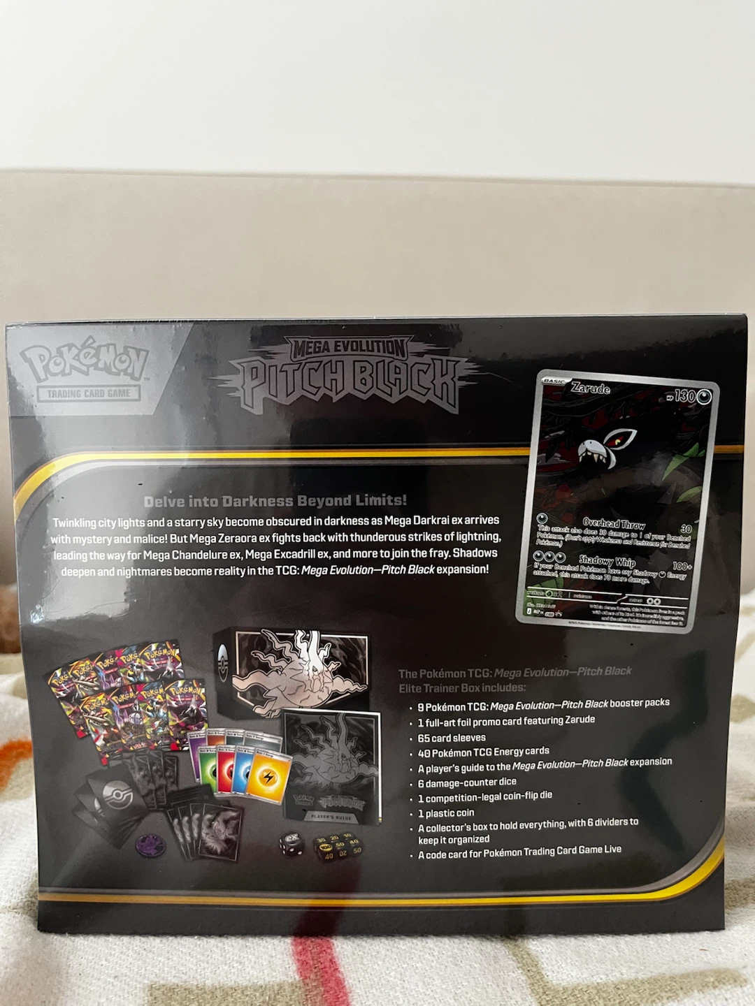 Pokemon Mega Evolution Pitch Black Elite Trainer Box - photo 2