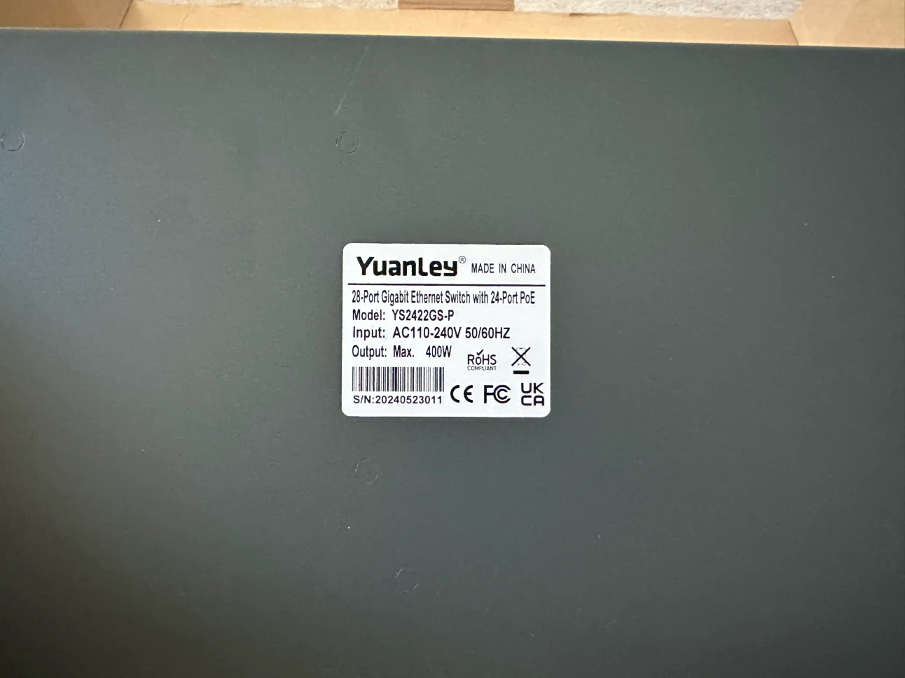 yuanley smart PoE switch - photo 3