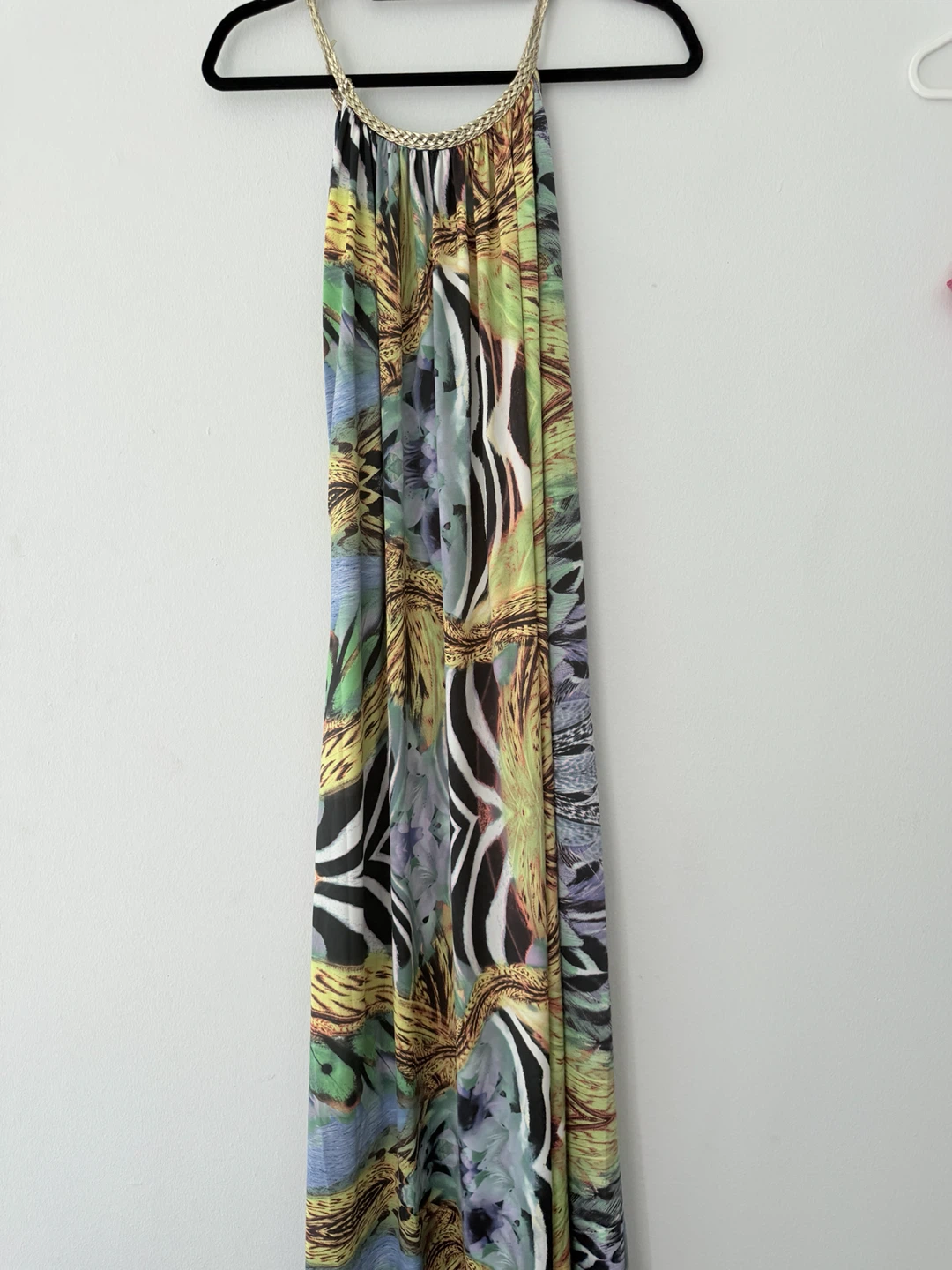 🌿 Boho / Animal Print Maxi Dress – Unique & Stylish - photo 4