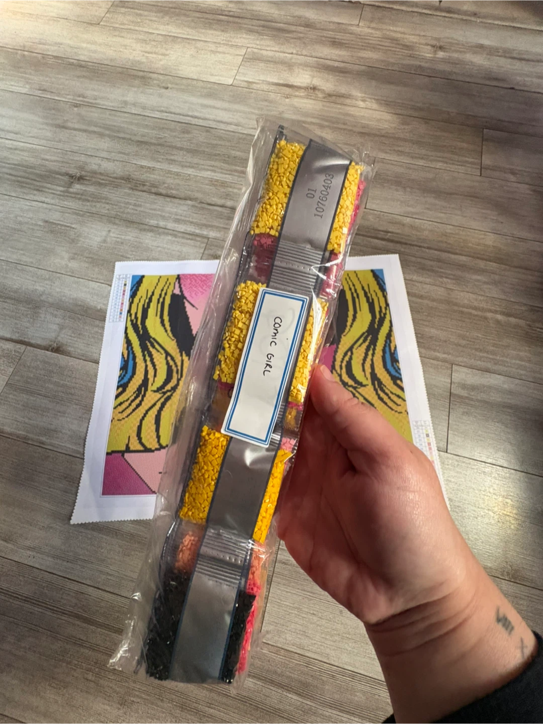 Diamond Painting Kit - Comic Girl Pop Art - photo 4