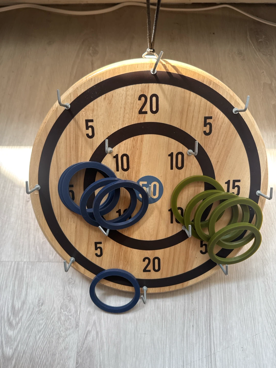 Wooden Ring Toss Game