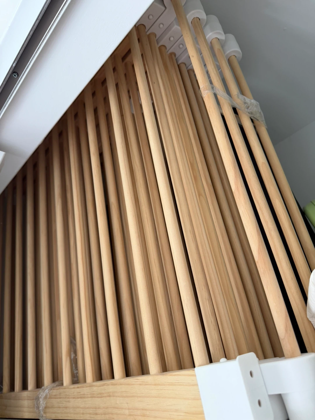CONKKA Foldable Wooden Playpen Baby Gate - photo 5