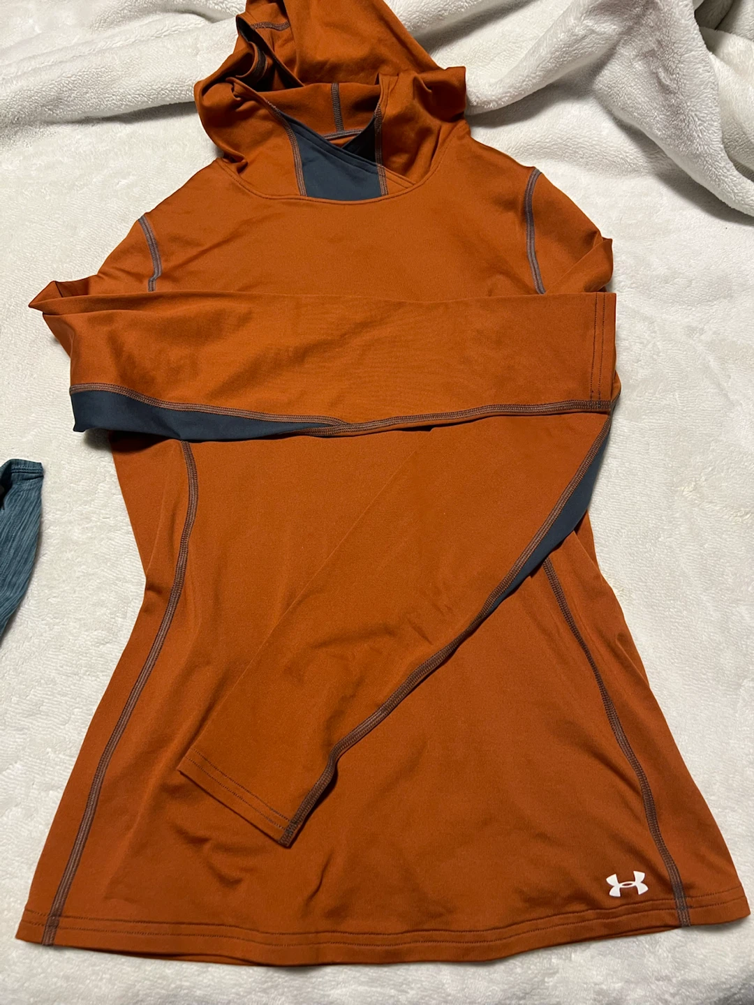 Under Armour Orange Hoodie - Size M