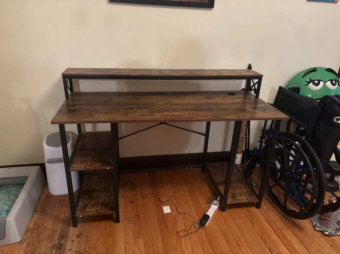 Computer Desk w/ Shelf
