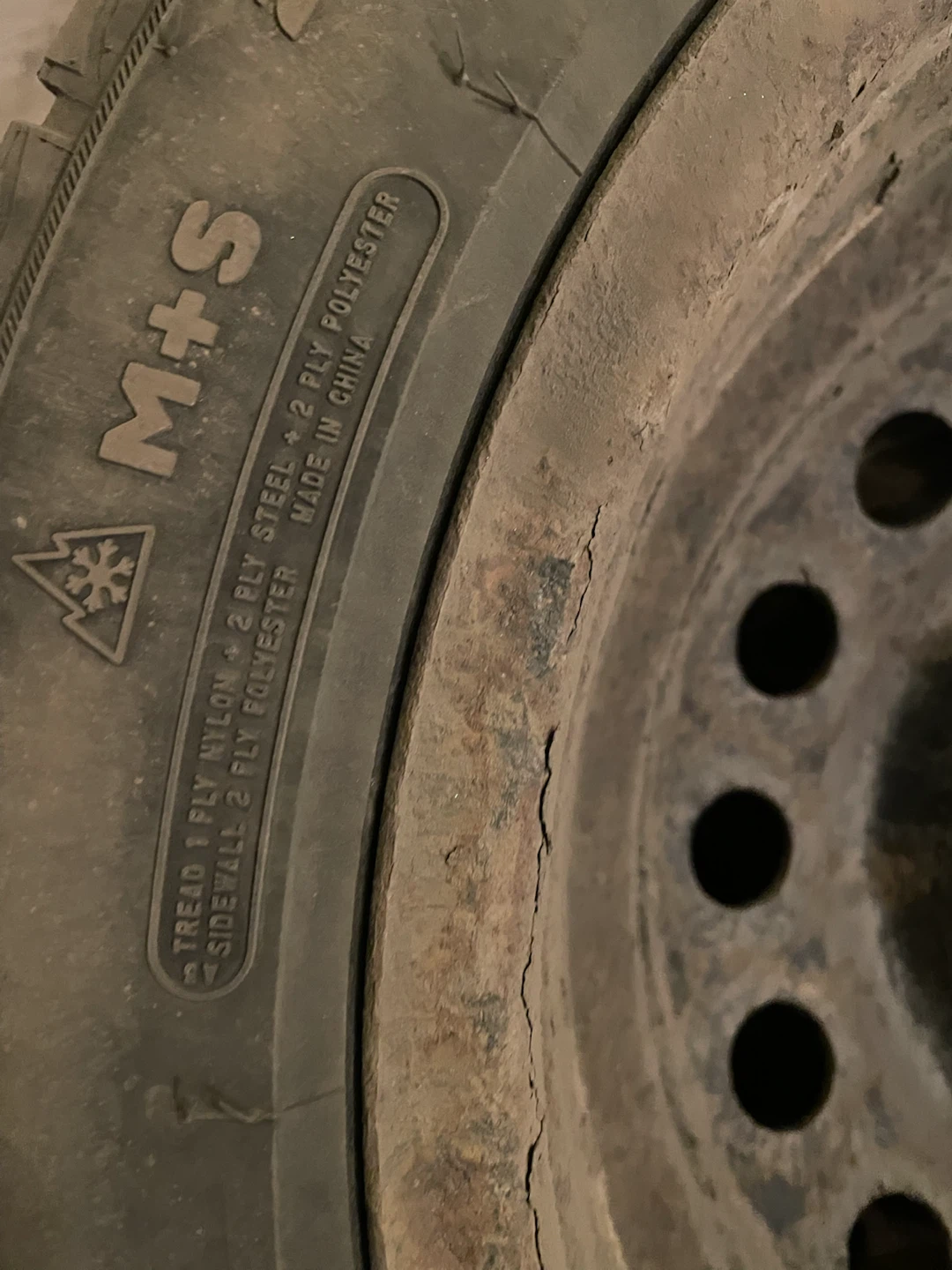 Starfire 215/55R17 Winter Tires on Rims