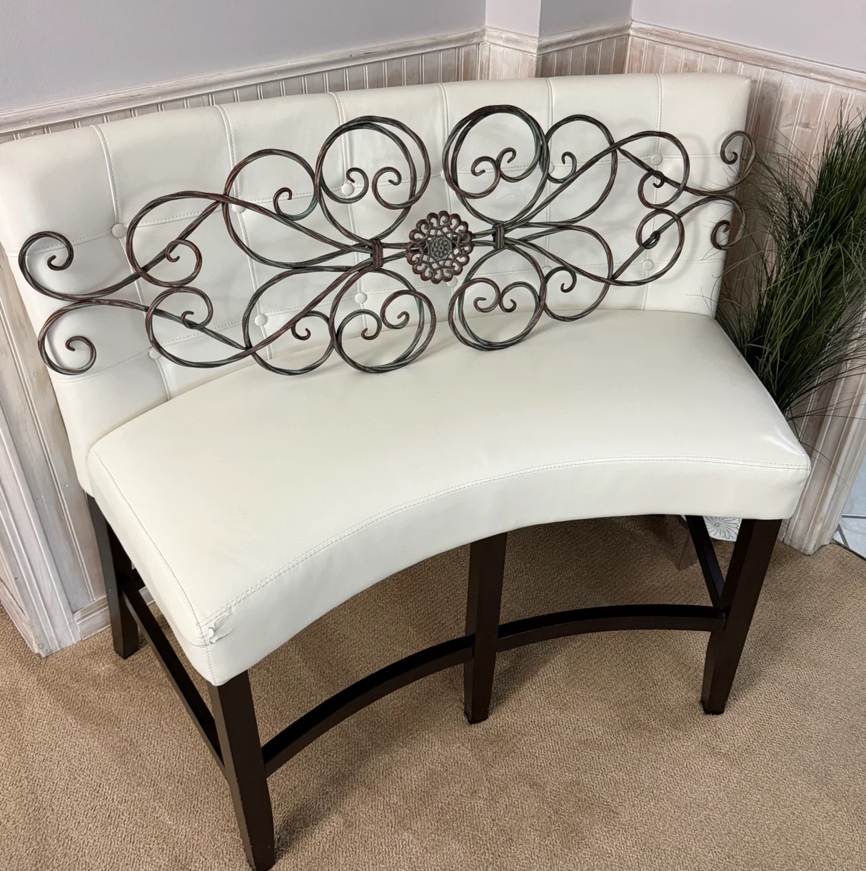 VERY LARGE LOVELY METAL WALL DECOR