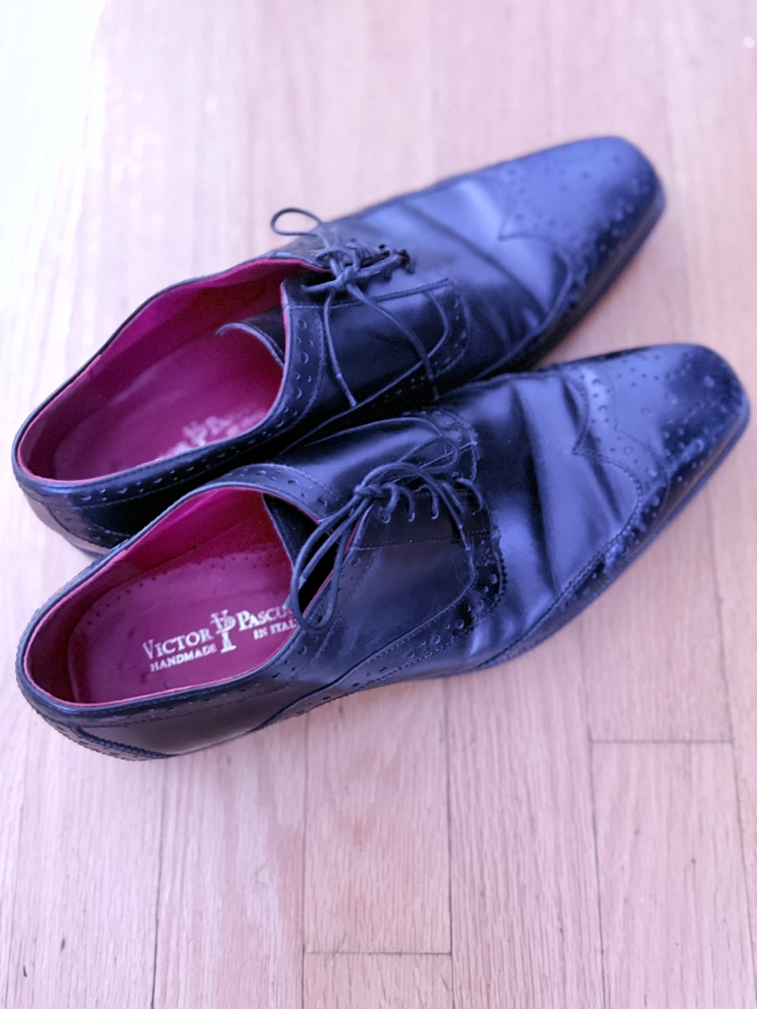 Victor PASCUCCI Leather Dress Shoes 10 - photo 2