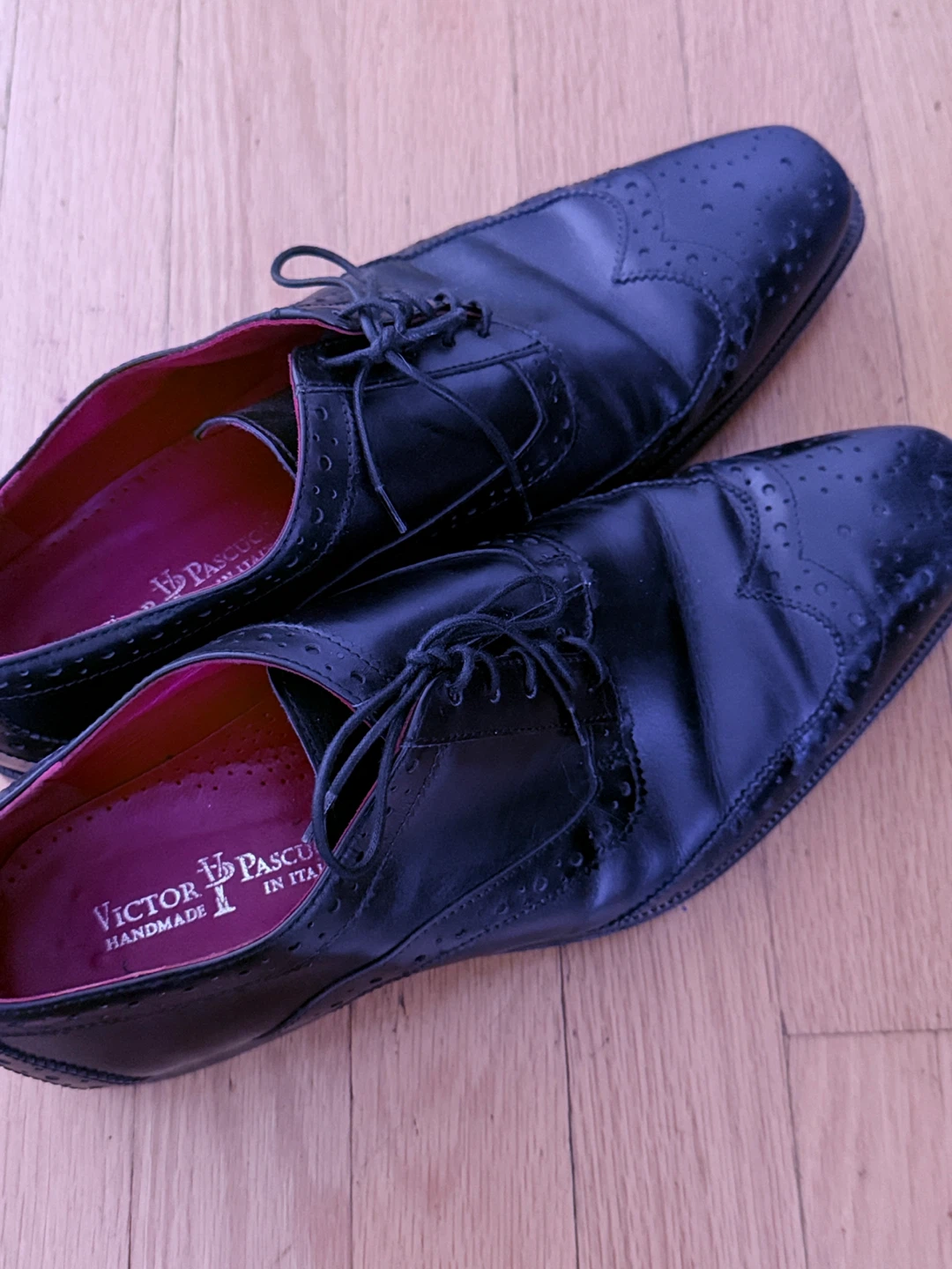 Victor PASCUCCI Leather Dress Shoes 10