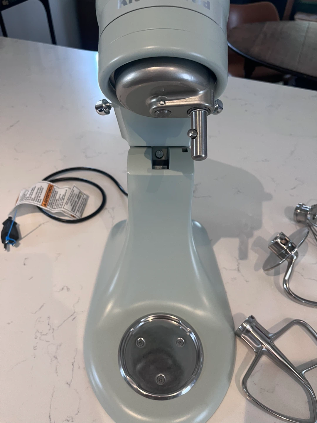 KitchenAid Blossom Stand Mixer - thyme-green with copper bowl - photo 4
