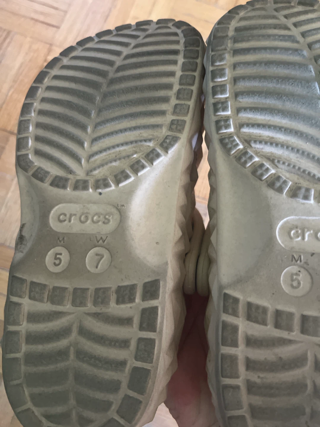 Crocs Beige All-Terrain Clogs Size 7 Women's - photo 2