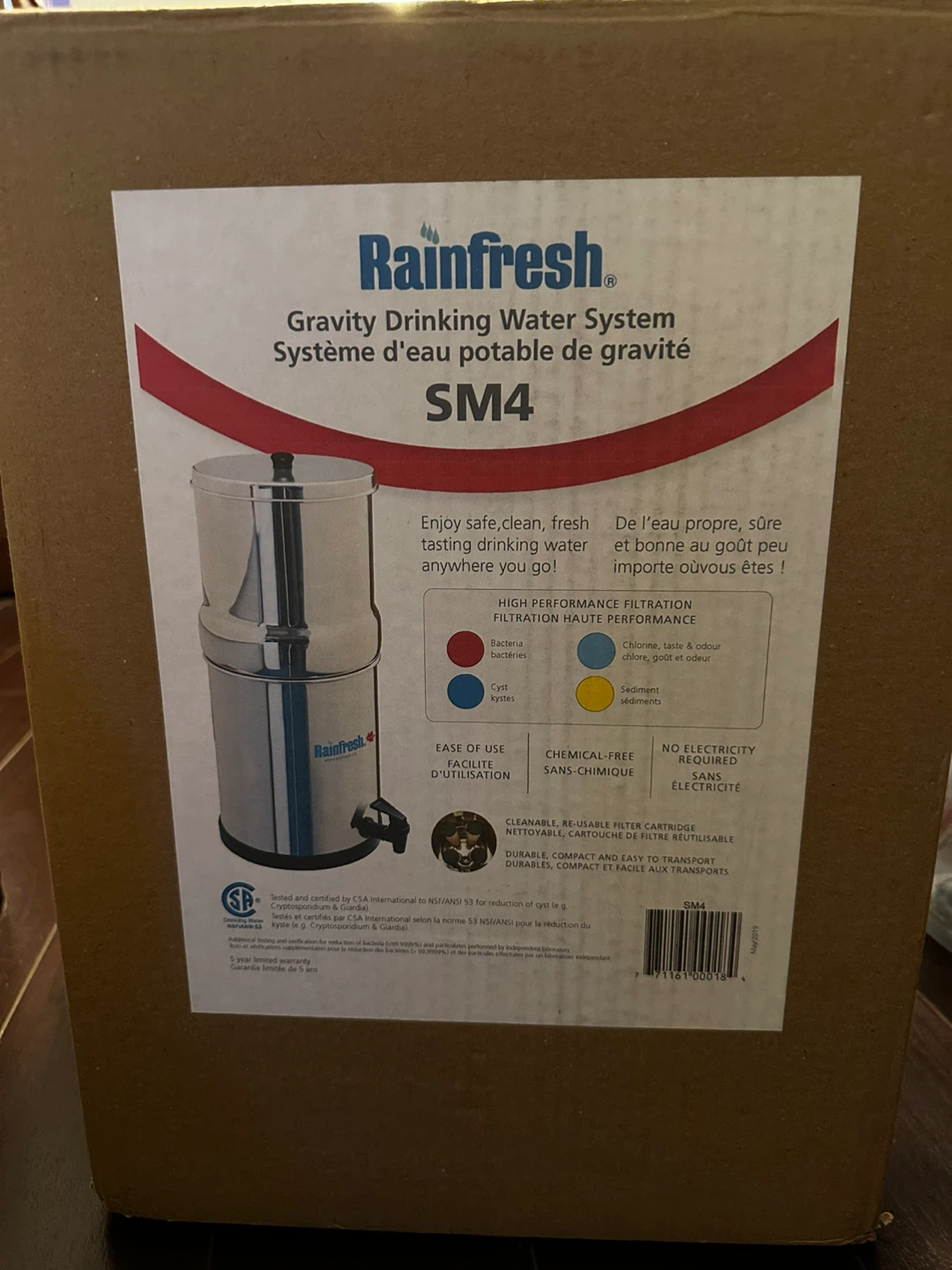 Rainfresh Gravity Water System without filters
