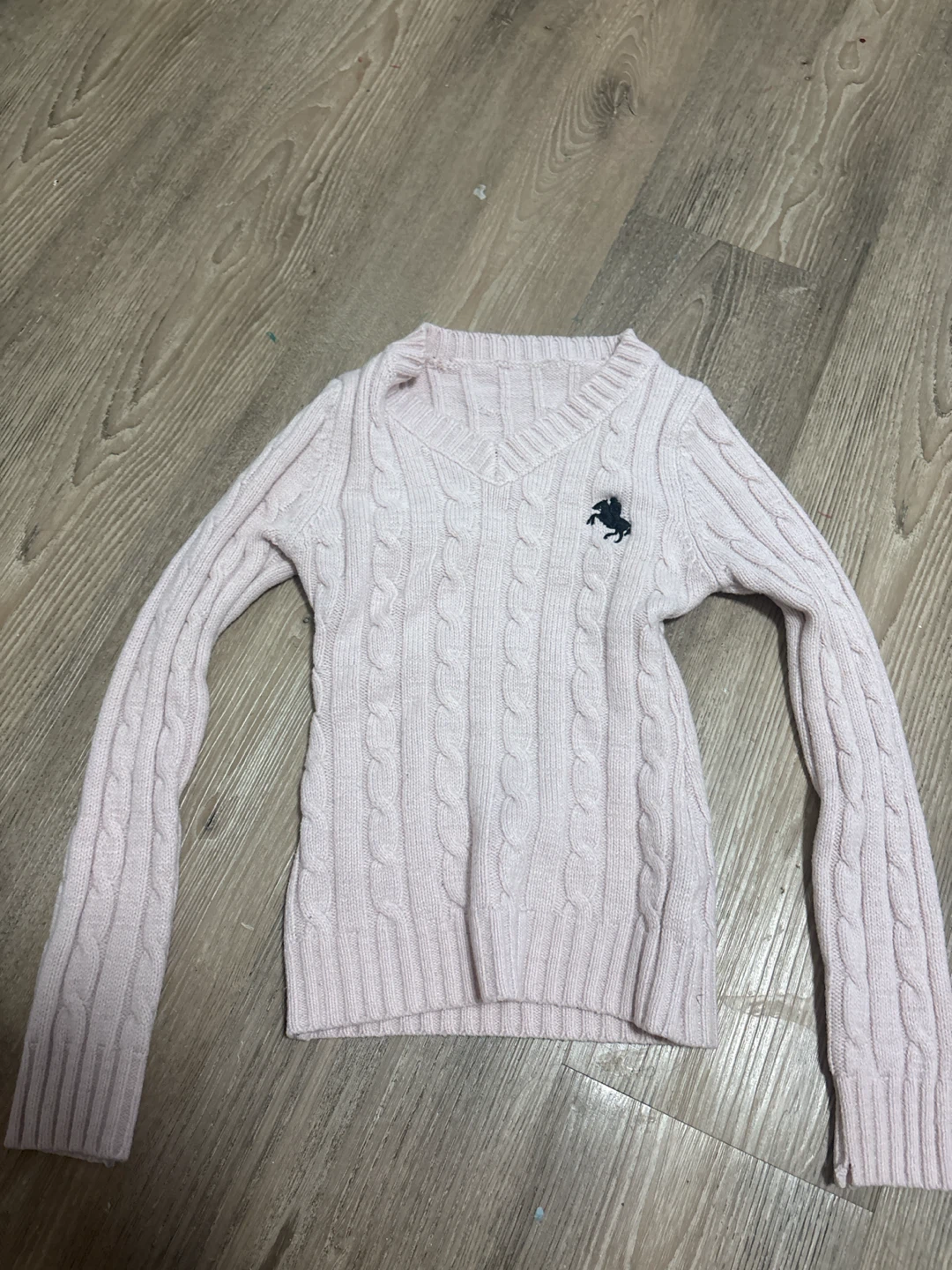 XS pink shirt.