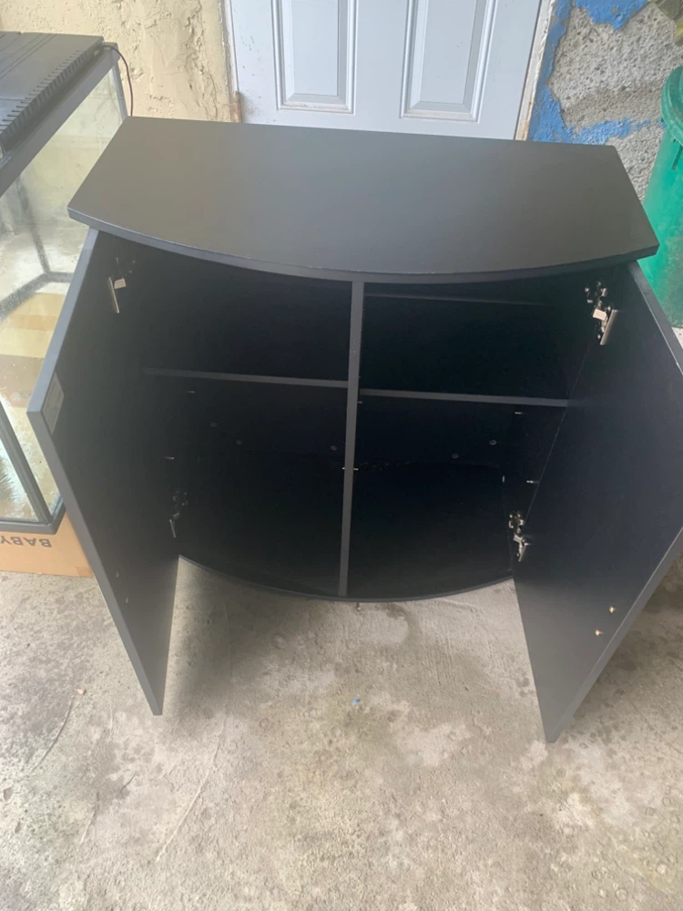 Curved Aquarium Tank and Stand - photo 2