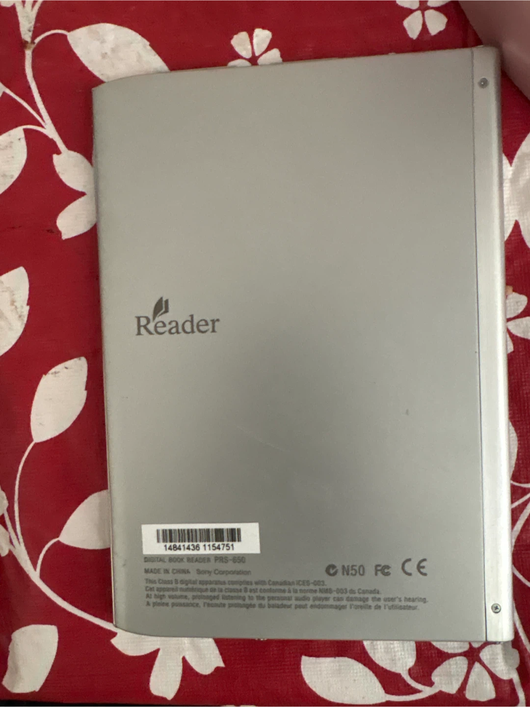 Sony Reader PRS-350 E-Reader - photo 2