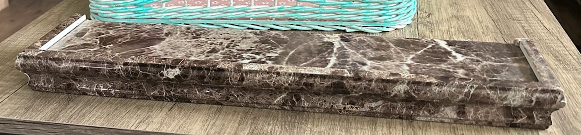 Marble Decorative Shelf or Mantel Piece