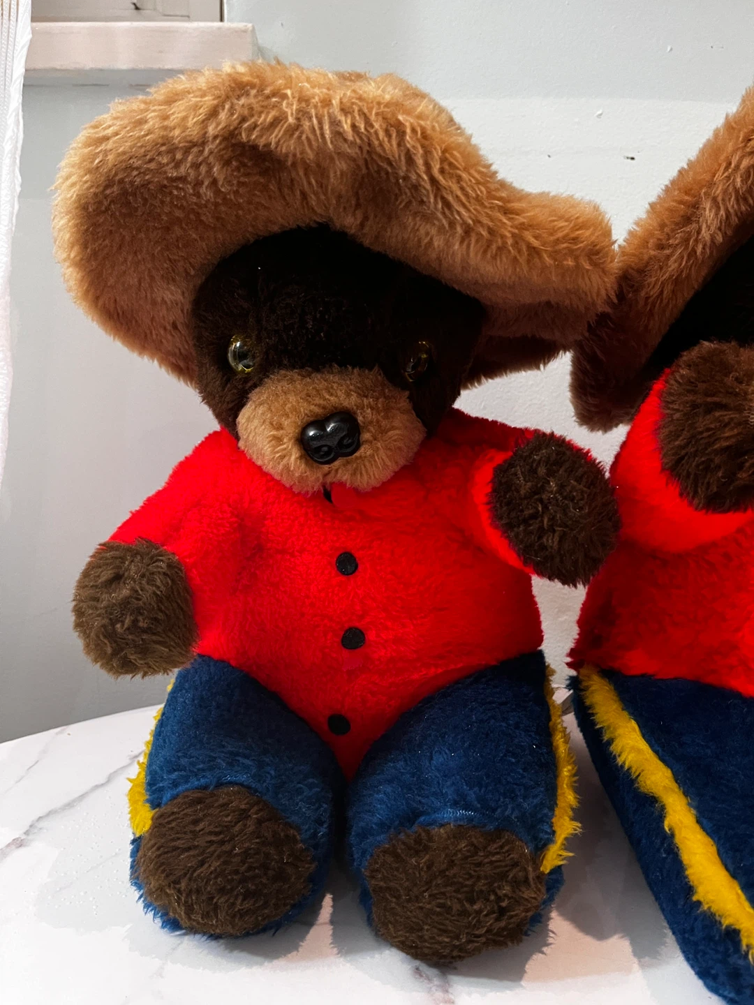 Stuffed Bear Toy - Red Shirt & Blue Pants - photo 3