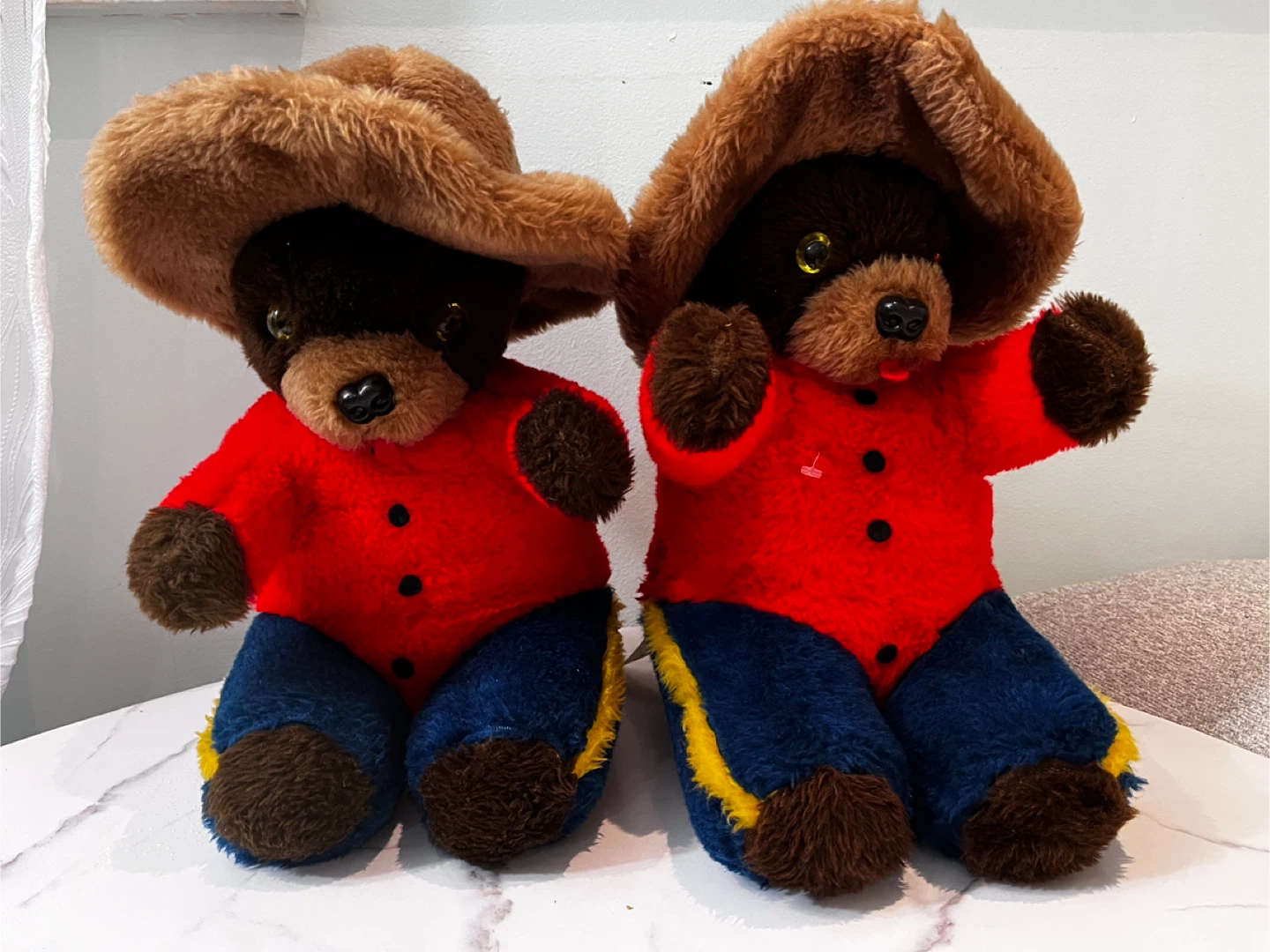 Stuffed Bear Toy - Red Shirt & Blue Pants - photo 2