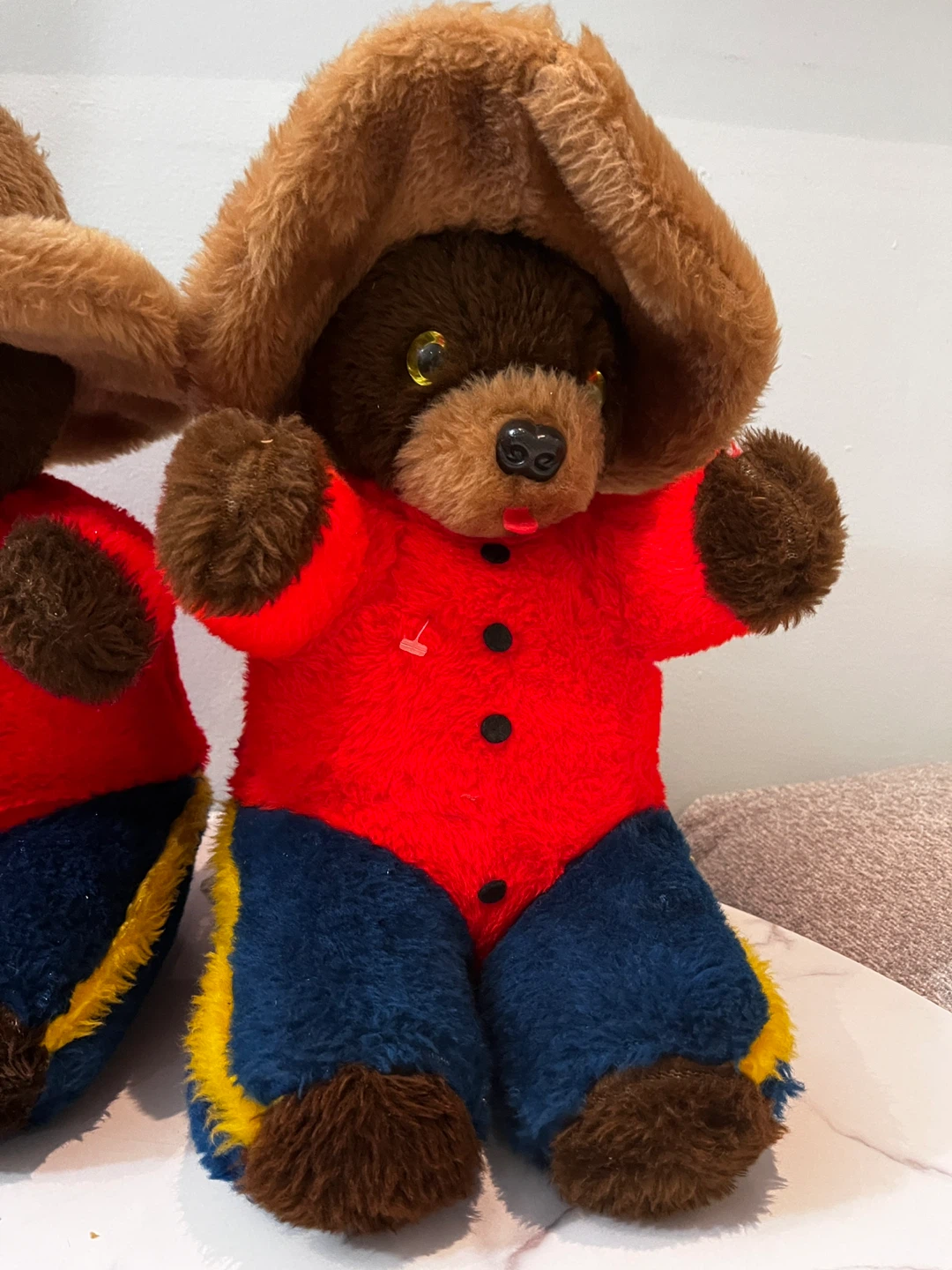 Stuffed Bear Toy - Red Shirt & Blue Pants - photo 4