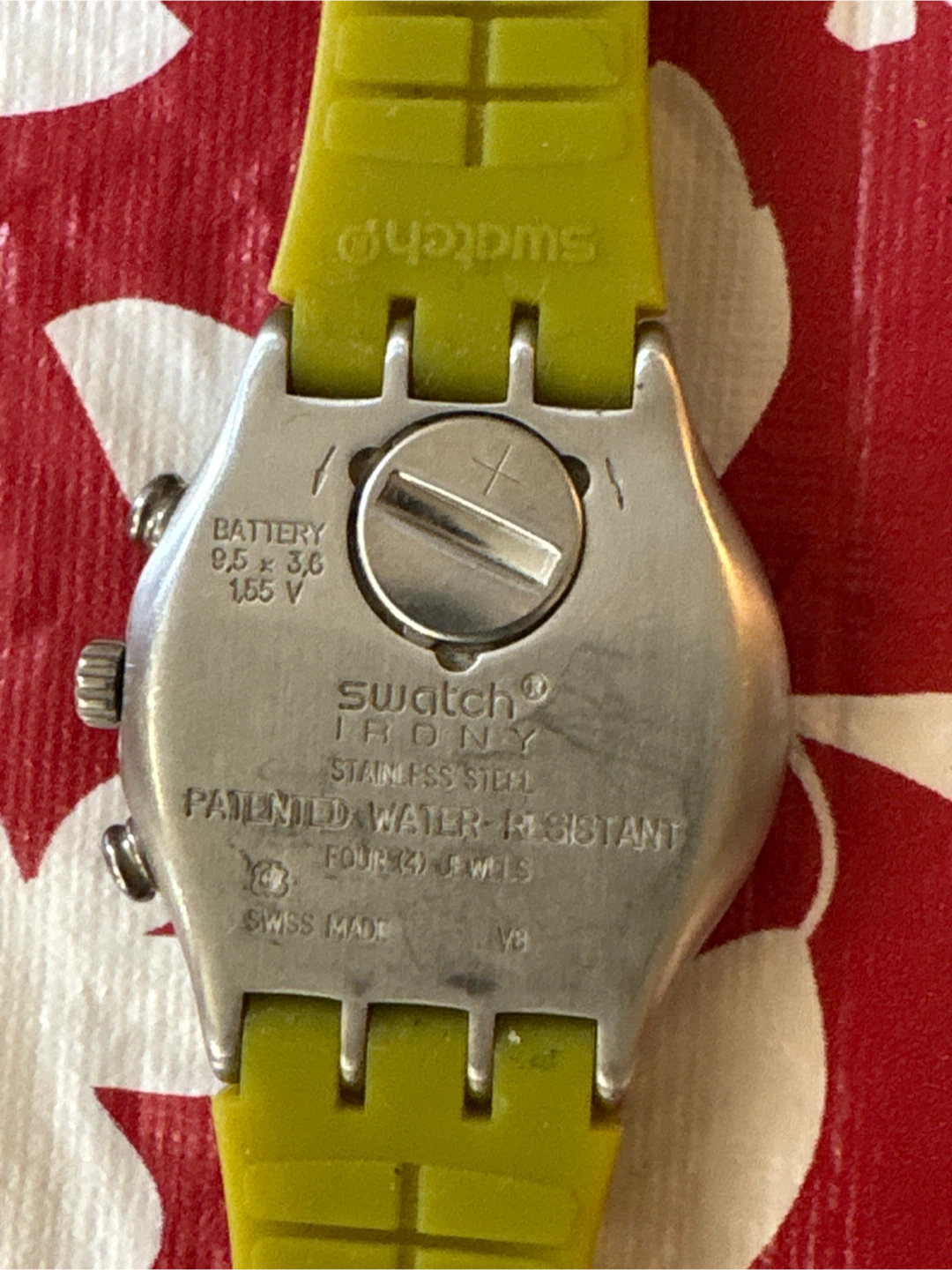 Swatch Irony Watch - Silver/Yellow - photo 3