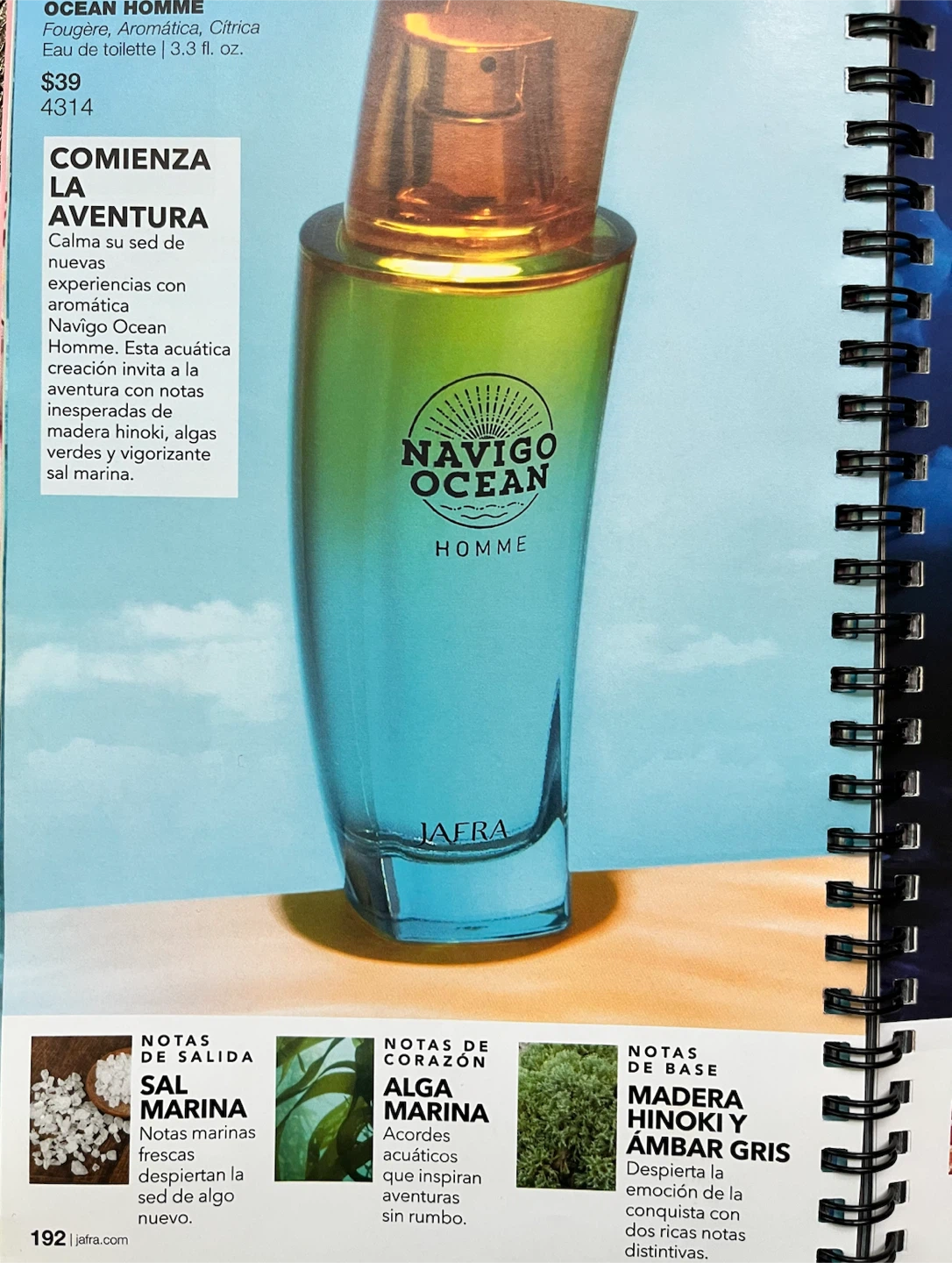 Jafra Navigo Ocean Eau de Toilette for Men 3.3 oz - photo 3