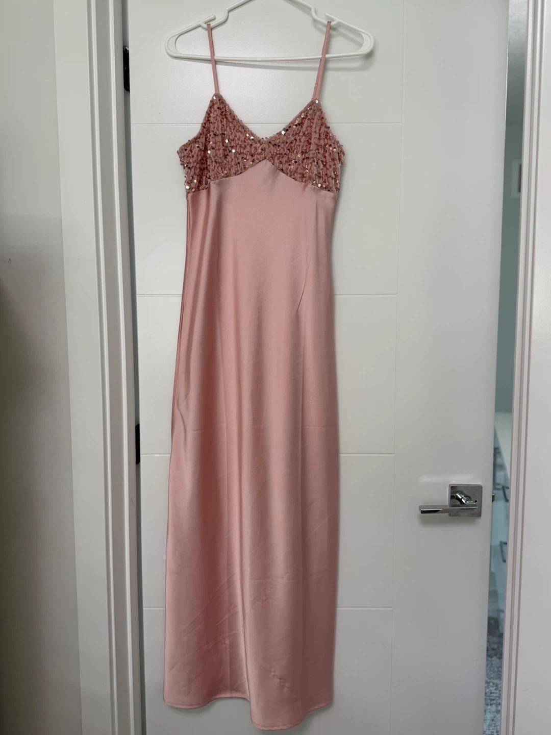 Pink Sequin Cami Maxi Dress - photo 2