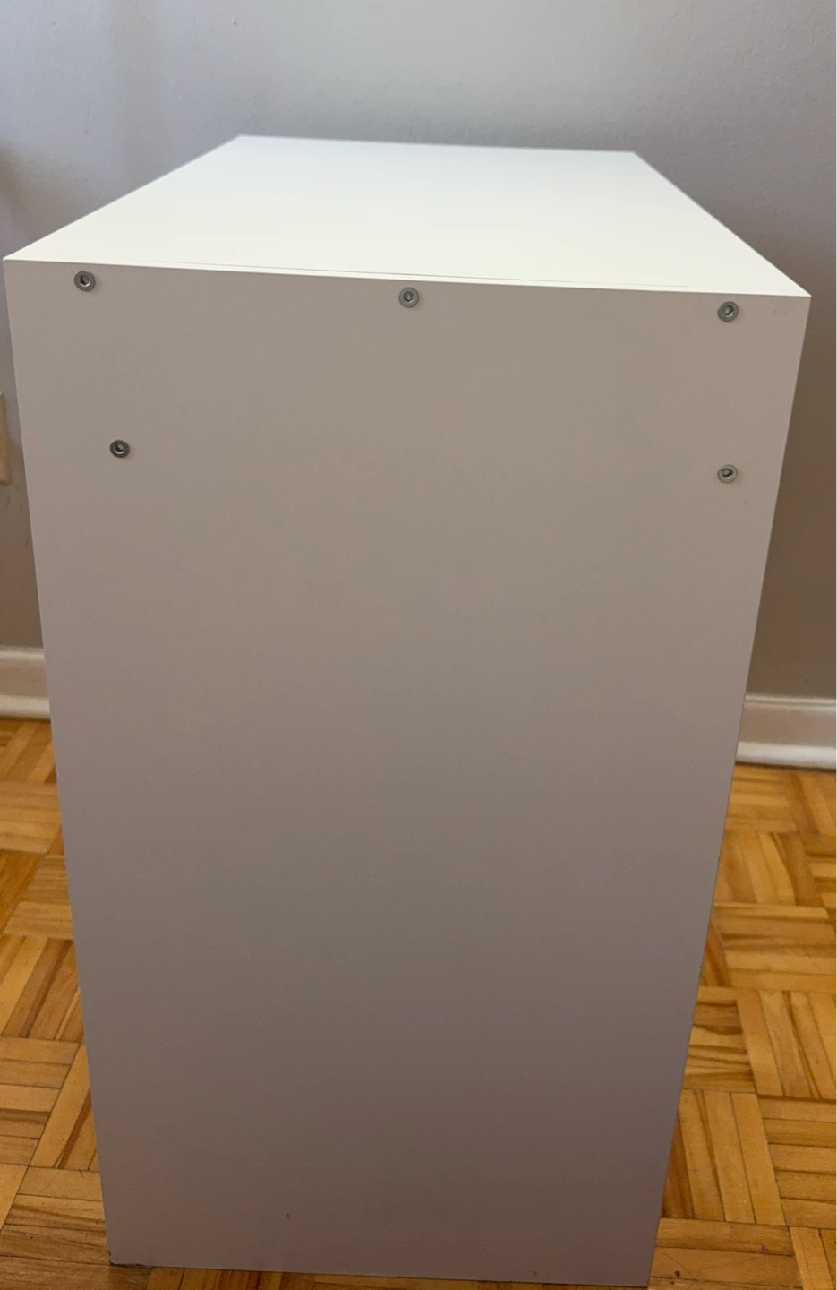 Compact White Student Desk / Workstation with Shelf - photo 4