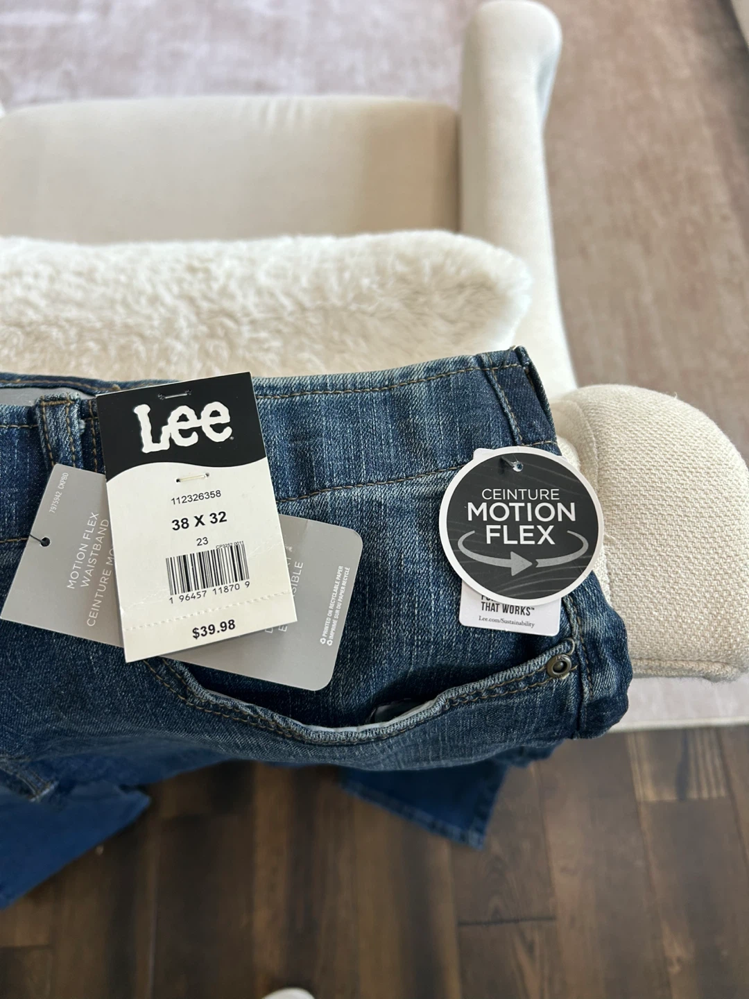 Lee Motion Flex Slim Fit Jeans - 38x32 - photo 3