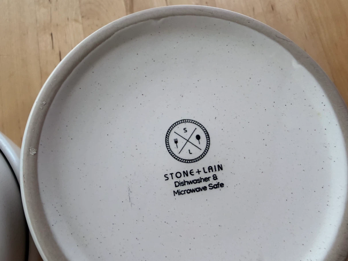 Stone Lain Stoneware Bowls Set Matte White - photo 3