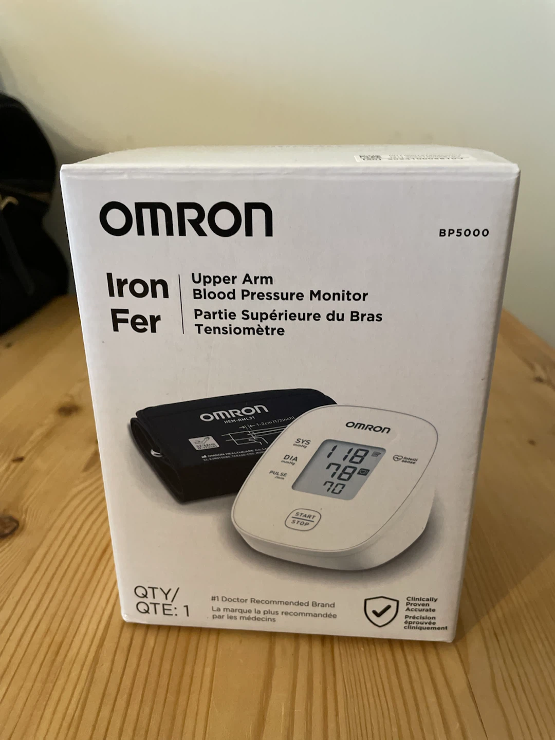 OMRON BP5000 Upper Arm Blood Pressure Monitor
