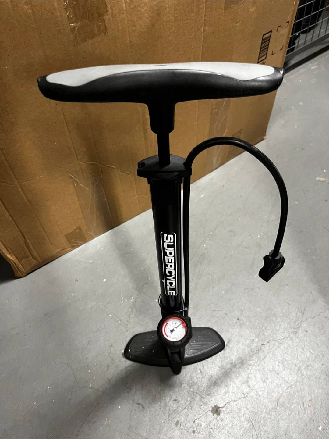 Supercycle Floor Bike Pump with Gauge