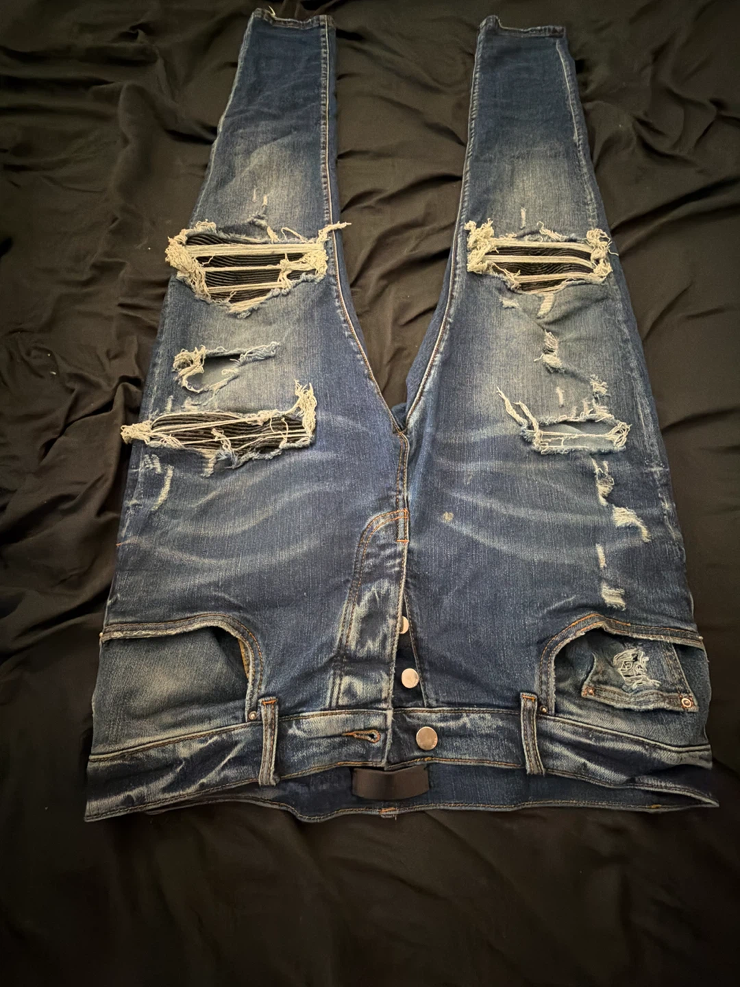 AMIRI Distressed Ripped Jeans Size 36 - photo 5