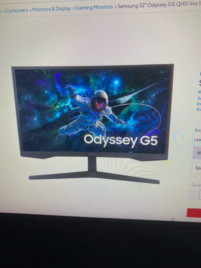 Logitech 144 hz monitor gaming 32 in - photo 2