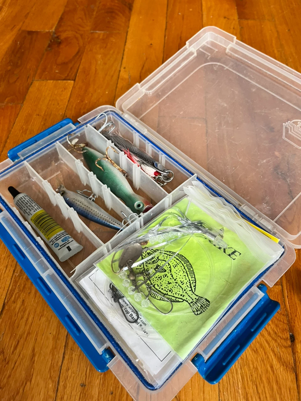 Fishing Lure and Tackle Lot with Bucket and Bag - photo 2