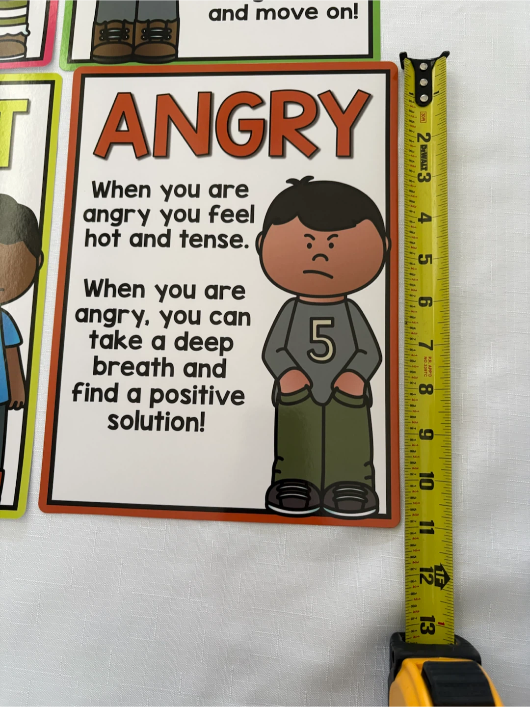 Set of 10 Emotion Posters for Kids - Brandnew - photo 4