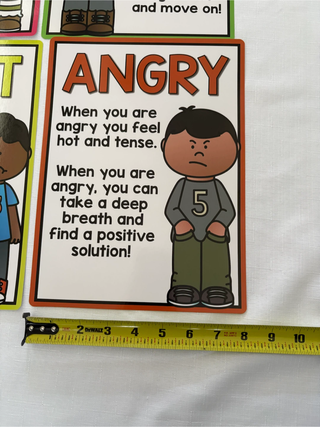 Set of 10 Emotion Posters for Kids - Brandnew - photo 5