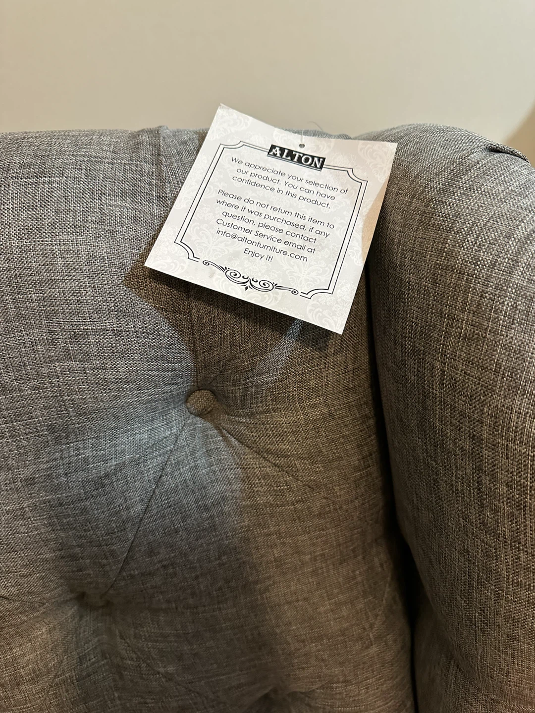 KING SIZE Bed Set - Grey Headboard, Box Spring, Frame & Mattress - photo 5
