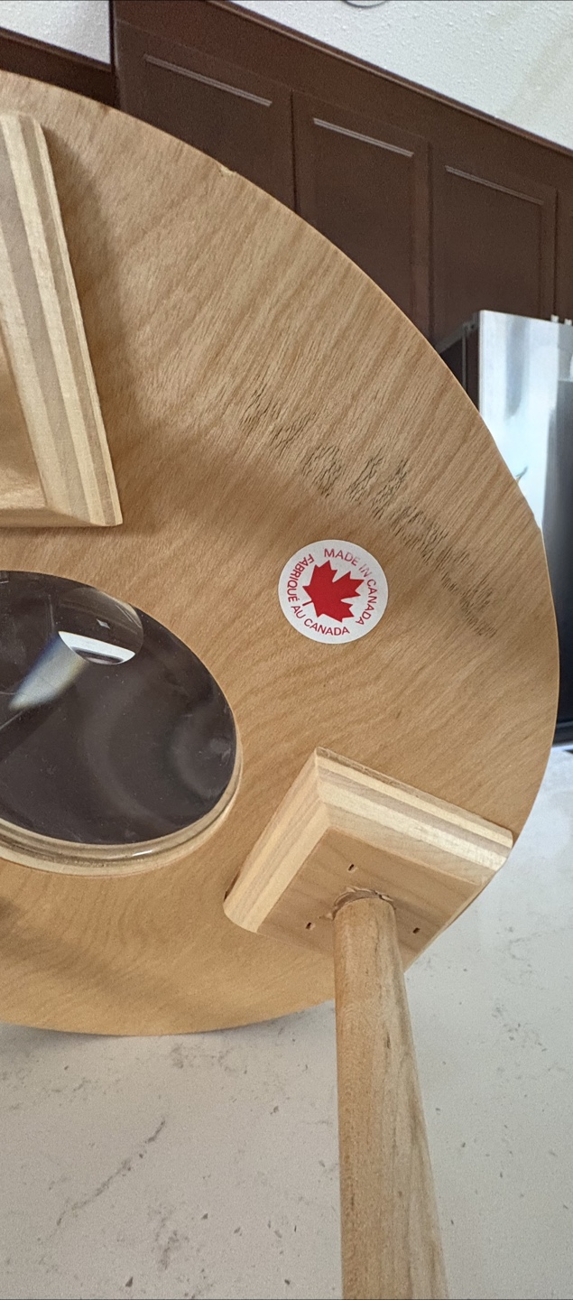 Wooden Display Stand with Magnifying Glass - photo 3