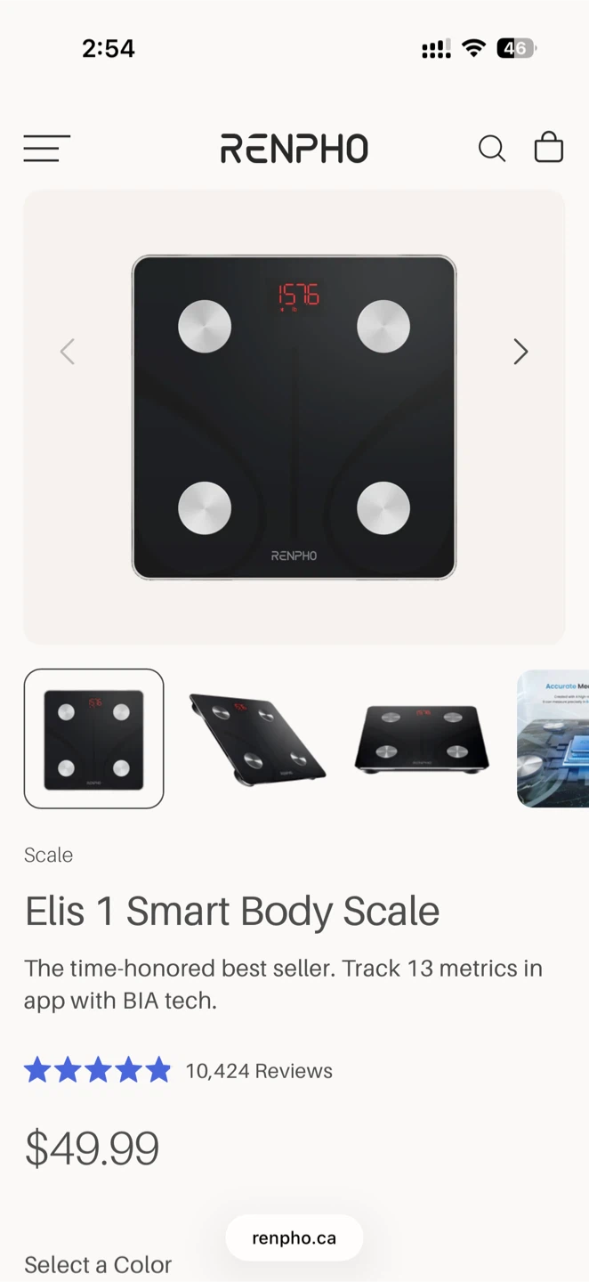 RENPHO Elis 1 Smart Body Scale