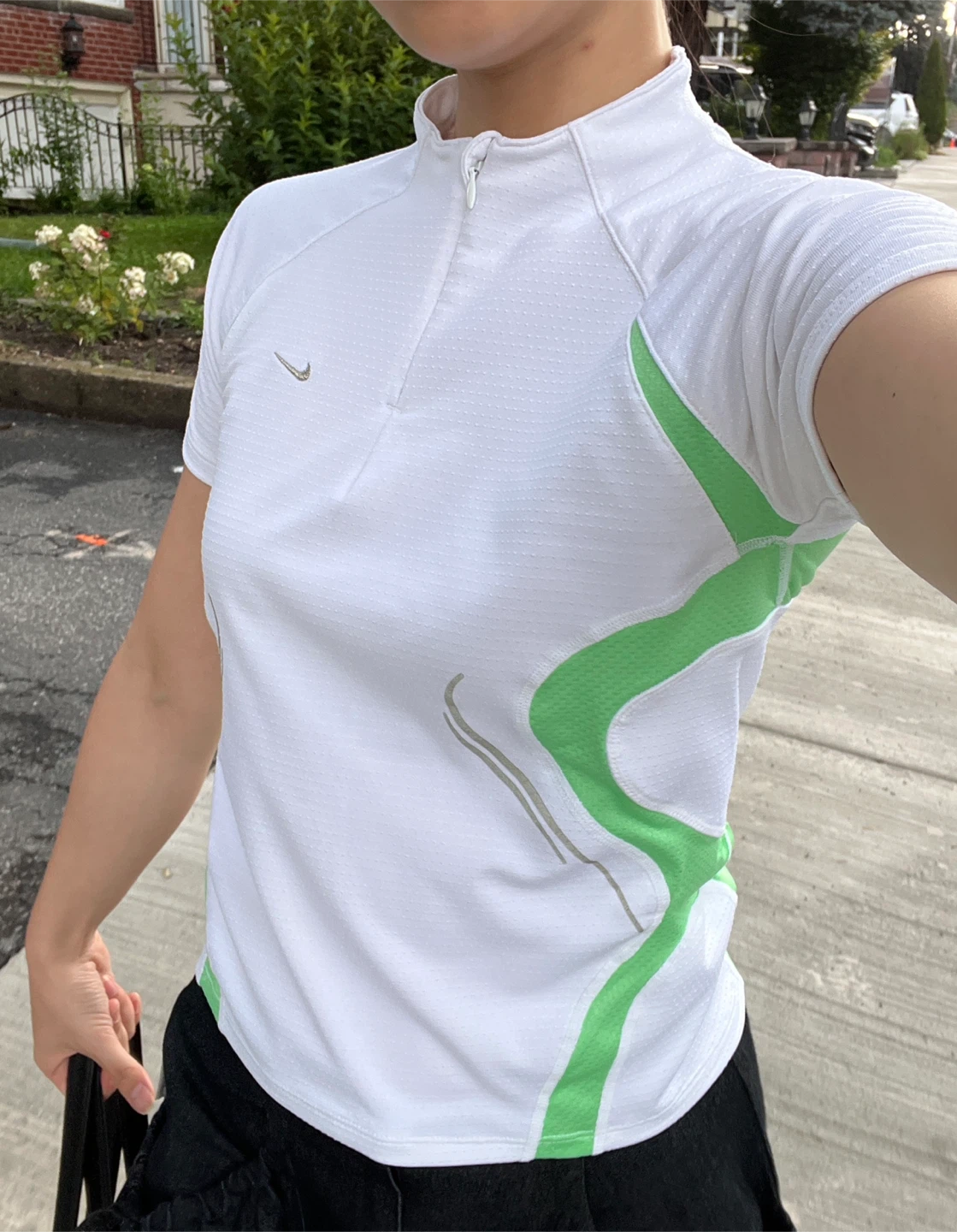 Vintage 2000s Nike Sphere Dry 1/4 Zip Athletic Shirt