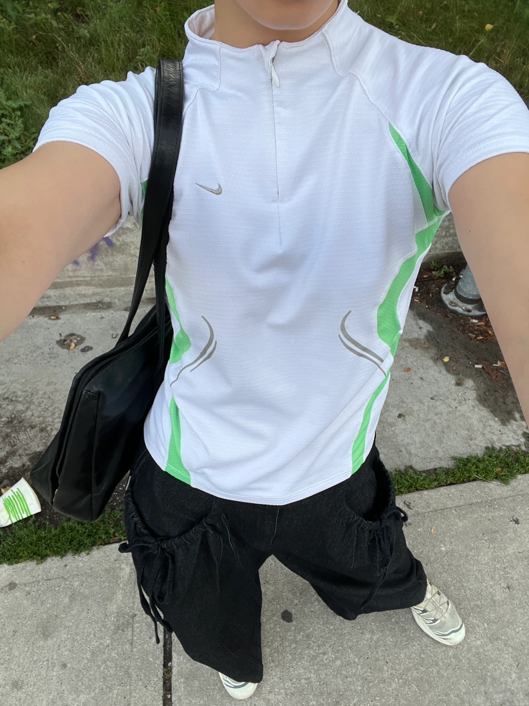 Vintage 2000s Nike Sphere Dry 1/4 Zip Athletic Shirt - photo 2