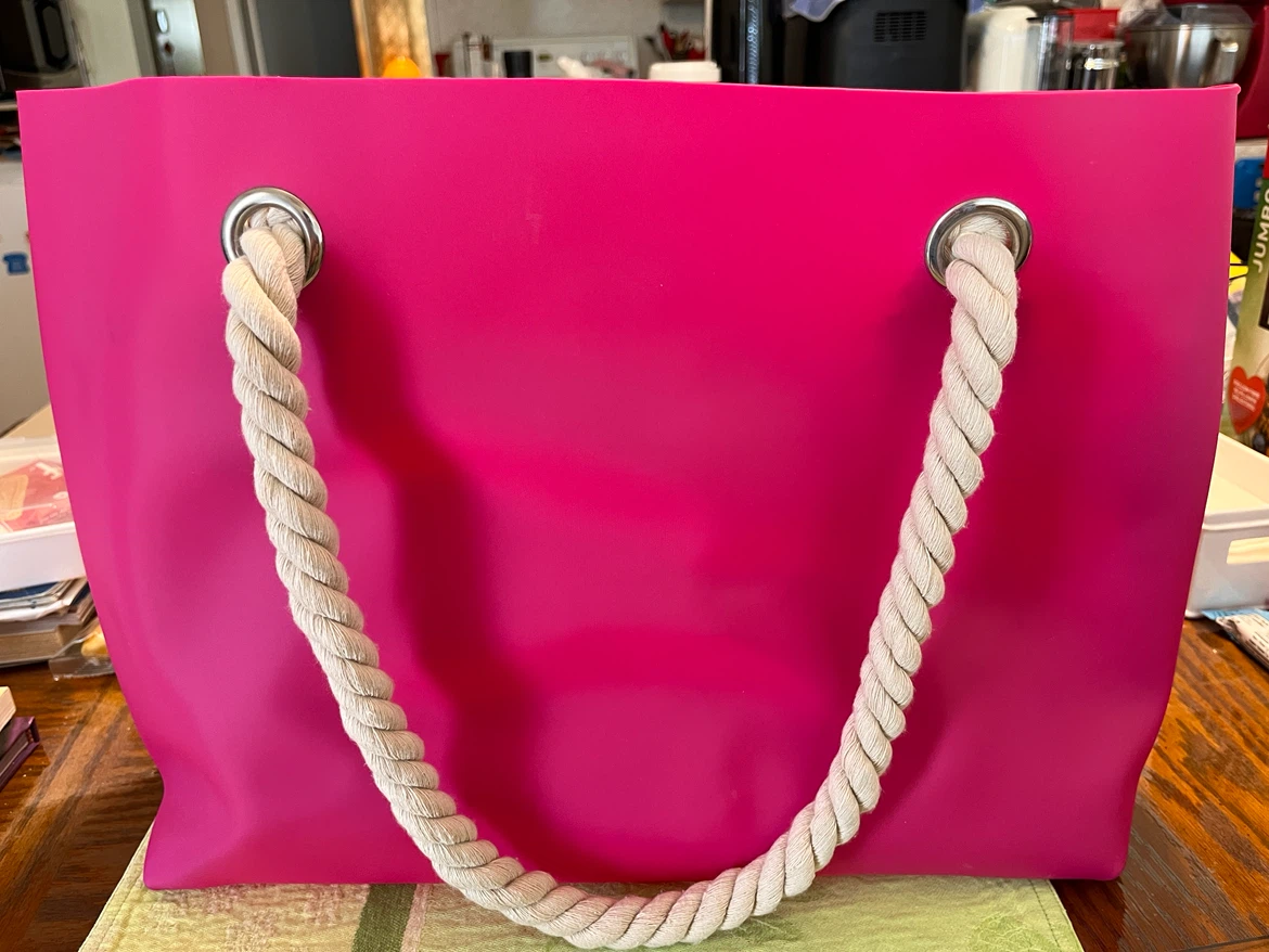 Holt Renfrew Hot Pink Tote Bag with Rope Handles - photo 2