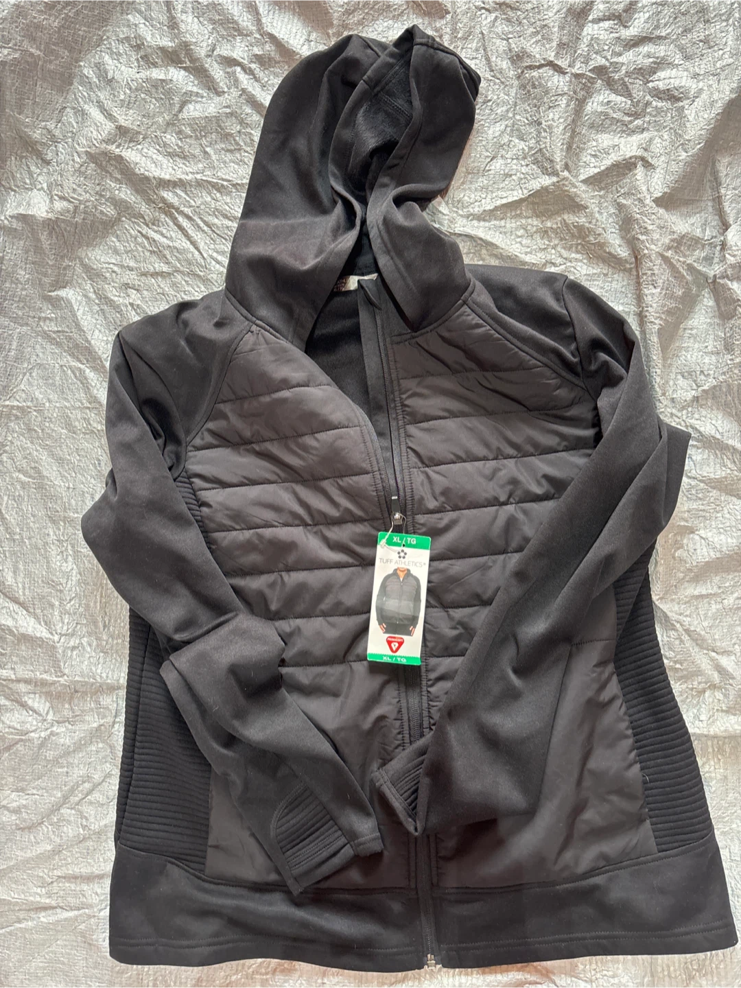 Ladies Tuff Athletics Hooded Puffer Jacket XL/TG