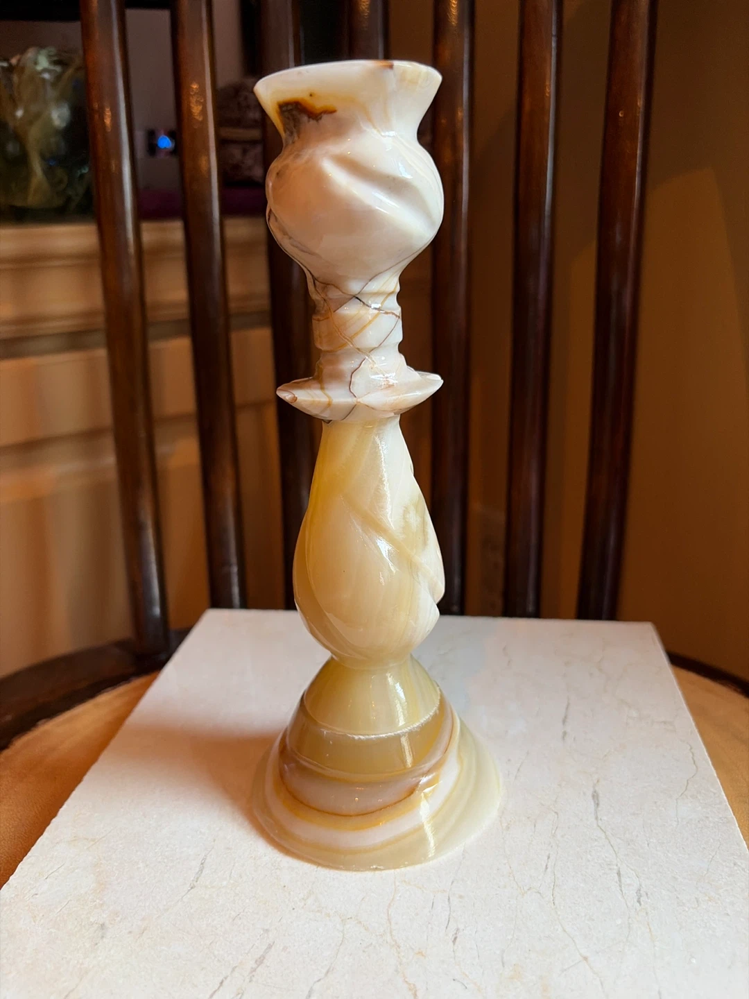 Onyx Candlestick Holder - photo 2