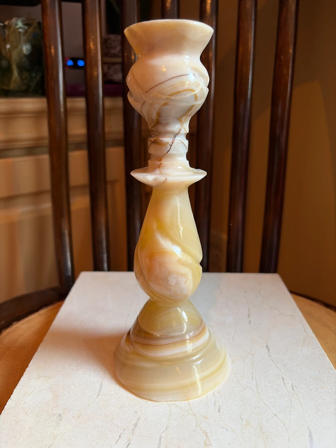 Onyx Candlestick Holder - photo 3