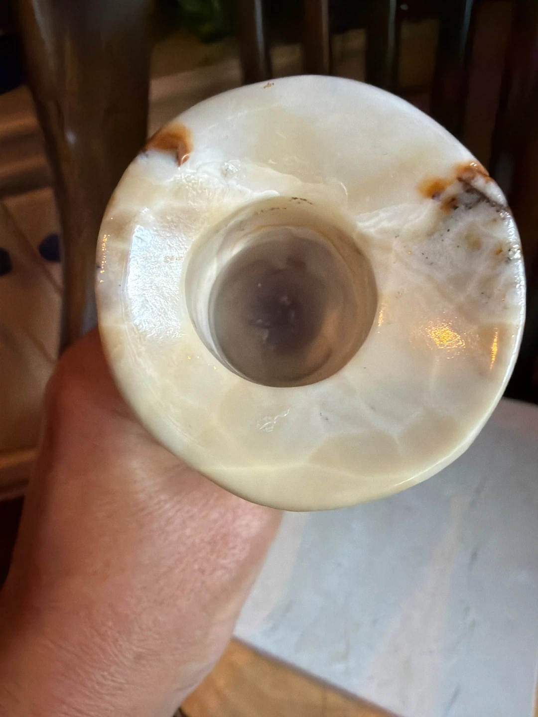 Onyx Candlestick Holder - photo 4