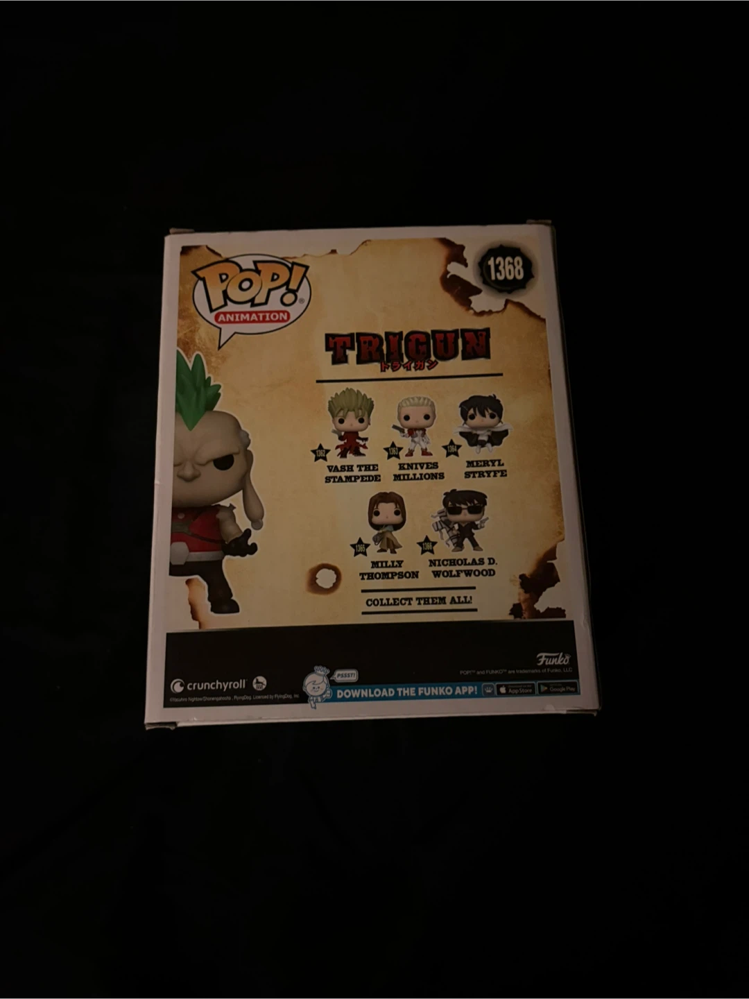 Funko Pop! Animation Trigun Nicholas D. Wolfwood Vinyl Figure - photo 3
